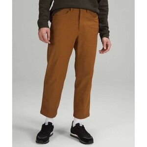 NWT Lululemon ABC Relaxed-Fit Crop Pant Cord Copper Brown Mens 36